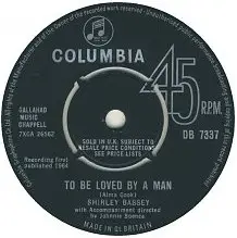 Shirley Bassey - Who Can I Turn To