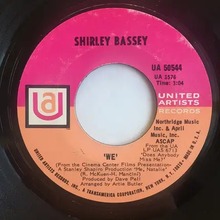 Shirley Bassey - Does Anybody Miss Me? / We