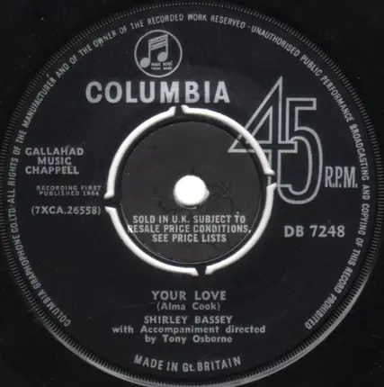 Shirley Bassey - Gone