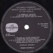 LP - Shirley Bassey - Live In Person At The Pigalle