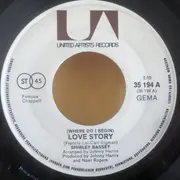 7inch Vinyl Single - Shirley Bassey - Love Story / For The Love Of Him