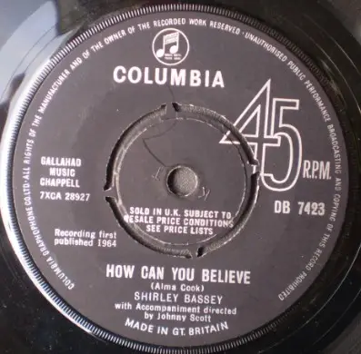 Shirley Bassey - Now