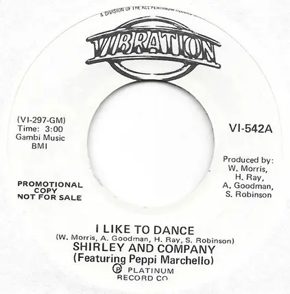 Shirley & Company - I Like To Dance