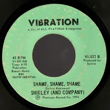 Shirley & Company - Shame, Shame, Shame