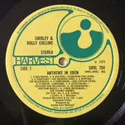 LP - Shirley & Dolly Collins - Anthems In Eden - Gatefold