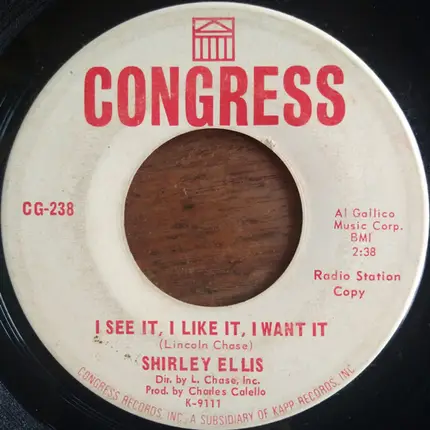 Shirley Ellis - The Puzzle Song / I See It, I Like It, I Want It