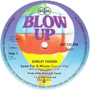 12inch Vinyl Single - Shirley Parker - Lover For A Minute