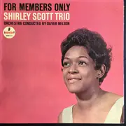 LP - Shirley Scott Trio - For Members Only - Mono
