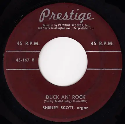 Shirley Scott - Ebb Tide / Duck An' Rock