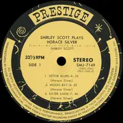 LP - Shirley Scott - Plays Horace Silver