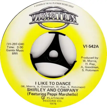 Shirley & Company - I Like To Dance / Jim Doc C`ain