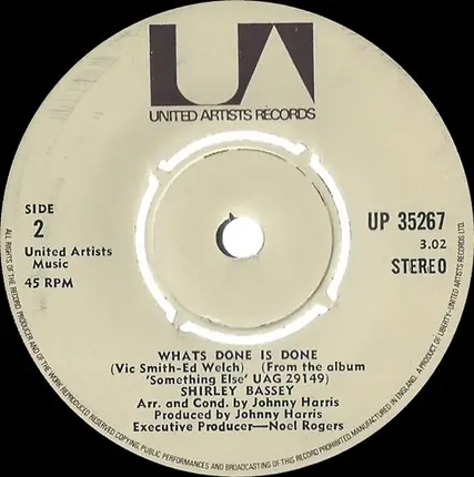 Shirley Bassey - For All We Know