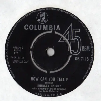 Shirley Bassey - I (Who Have Nothing)