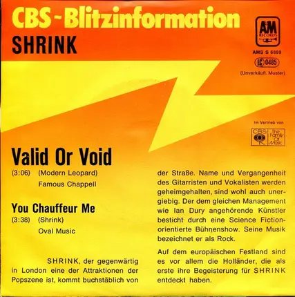 Shrink - Valid Or Void