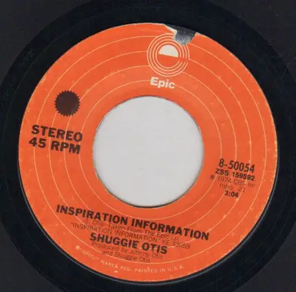 Shuggie Otis - Inspiration Information / Island Letter