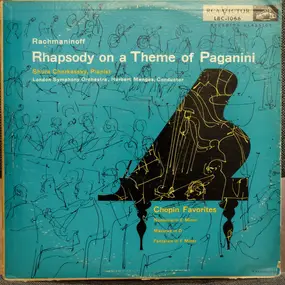 Shura Cherkassky - Rhapsody On A Theme Of Paganini