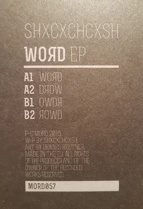Shxcxchcxsh - Word EP