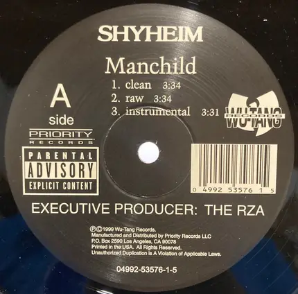 Shyheim - Manchild / Furious Anger