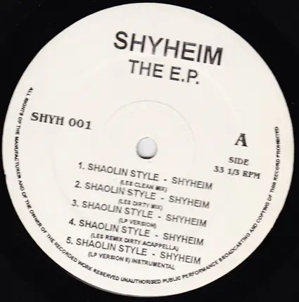 Shyheim - The E.P.