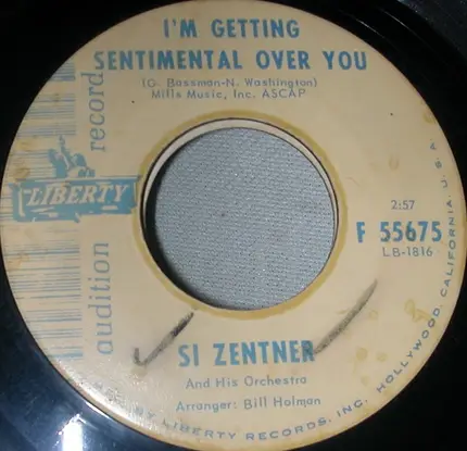 Si Zentner And His Orchestra - Sentimental Journey