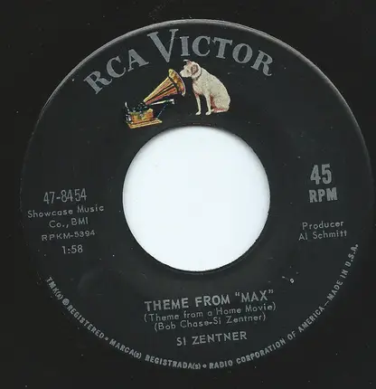 Si Zentner - Theme From "Max" / Spanish Rice