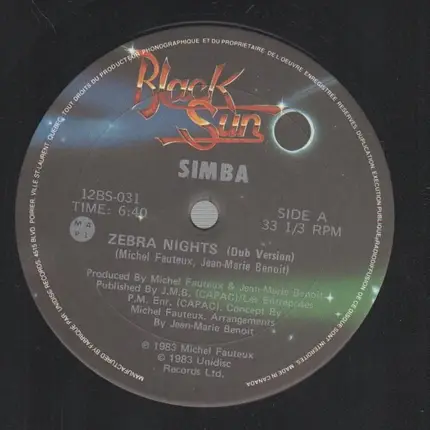 Simba - Zebra Nights