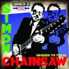 7inch Vinyl Single - Simon Chainsaw - Dressed To Thrill - Blue Vinyl, Ltd Ed. Numbered