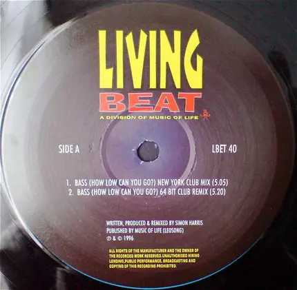 Simon Harris - Bass (How Low Can You Go)