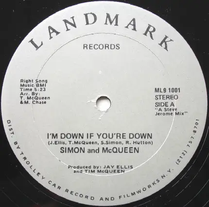Simon & McQueen - I'm Down If You're Down