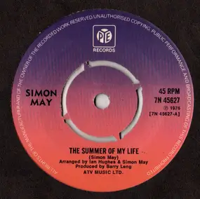 Simon May - The Summer Of My Life