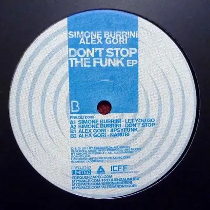 Simone Burrini / Alex Gori - Don't Stop The Funk EP