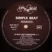 12inch Vinyl Single - Simple Beat - La Nuit Des Tambours (Remixes)