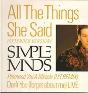 Simple Minds - All The Things She Said