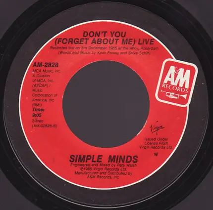Simple Minds - All The Things She Said