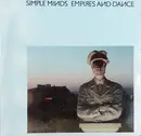 LP - Simple Minds - Empires And Dance - White Virgin Labels