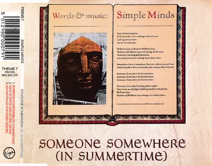 Simple Minds - Someone Somewhere (In Summertime)
