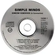 CD - Simple Minds - Someone Somewhere (In Summertime) - EP