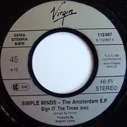 7inch Vinyl Single - Simple Minds - The Amsterdam EP