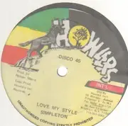 12inch Vinyl Single - Simpleton - Love My Style - Still sealed