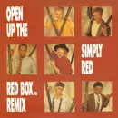 7inch Vinyl Single - Simply Red - Open Up The Red Box. Remix - Paper Labels