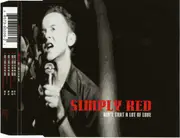 CD Single - Simply Red - Ain't That A Lot Of Love