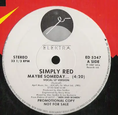 Simply Red - Maybe Someday...