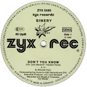 12inch Vinyl Single - Sinery - Don't You Know