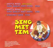 CD Single - Sing Mit Tim - Halt's Maul (Und Schlaf Mit Mir)