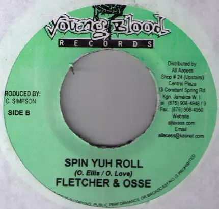 Singing Sweet / Fletcher B & Osse - You're A Part Of Me / Spin Yuh Roll
