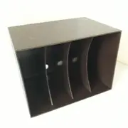 Vinyl Storage - Single-Box 70er Jahre - in braun, für ca. 100 Singles