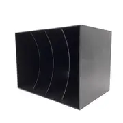 Vinyl Storage - Single-Box 70er Jahre - in schwarz, für ca. 100 Singles