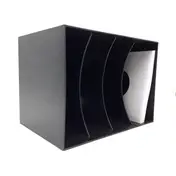 Single-Box 70er Jahre - in schwarz, für ca. 100 Singles
