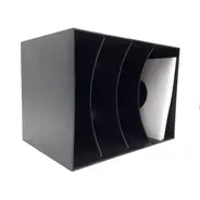 Single-Box 70er Jahre - in schwarz, für ca. 100 Singles