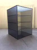 Single-Box 70er Jahre - in anthrazit, transparent, für ca. 100 Singles